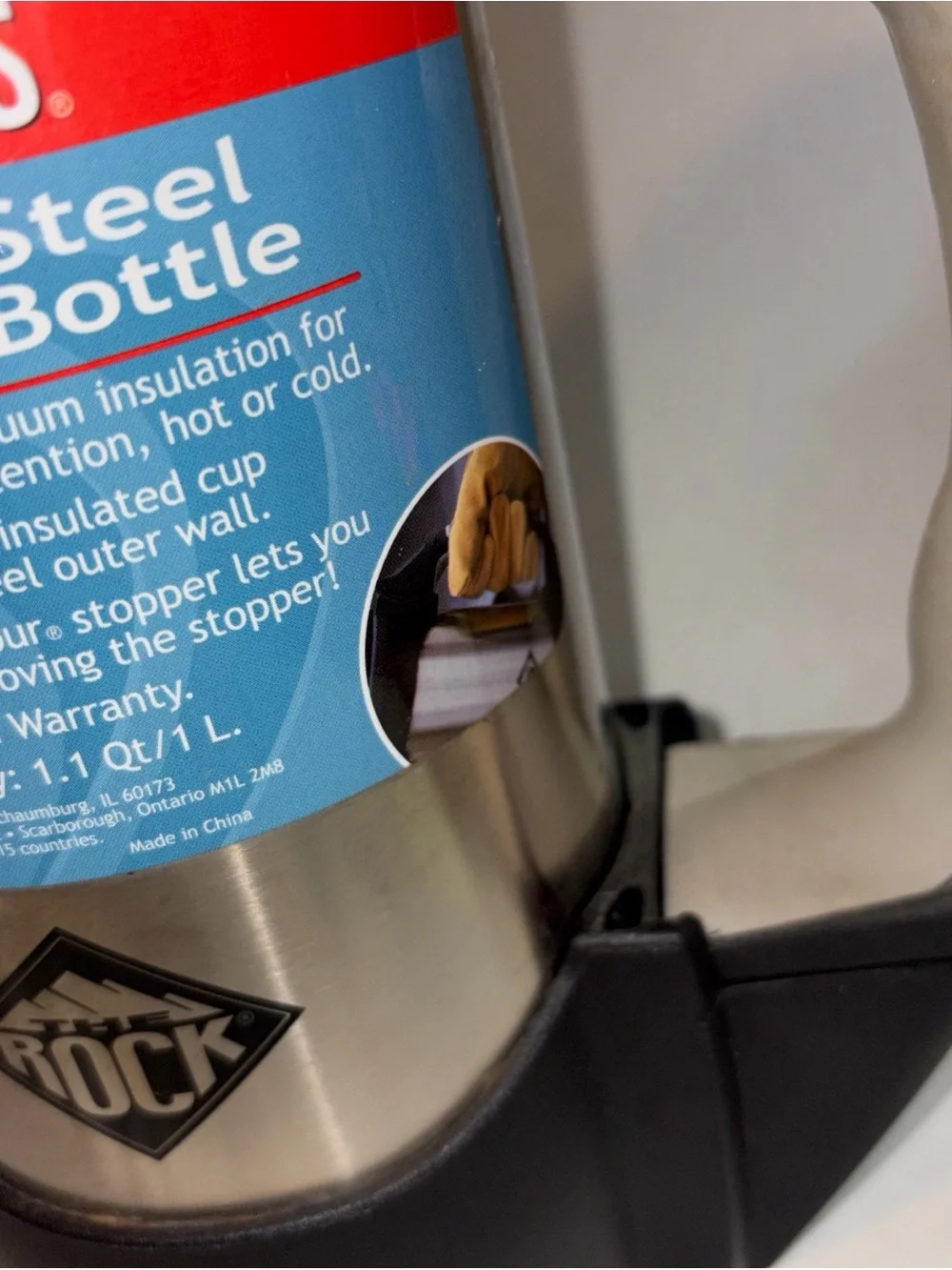 Thermos Brand “ The Rock”  Stainless Steel Beverage Bottle - brand new!
